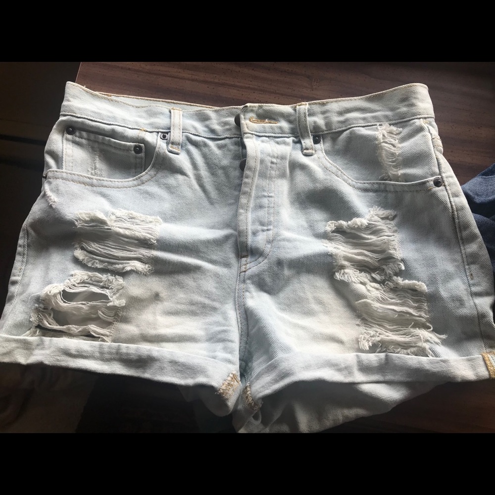 Forever 21 High Waisted Denim Shorts